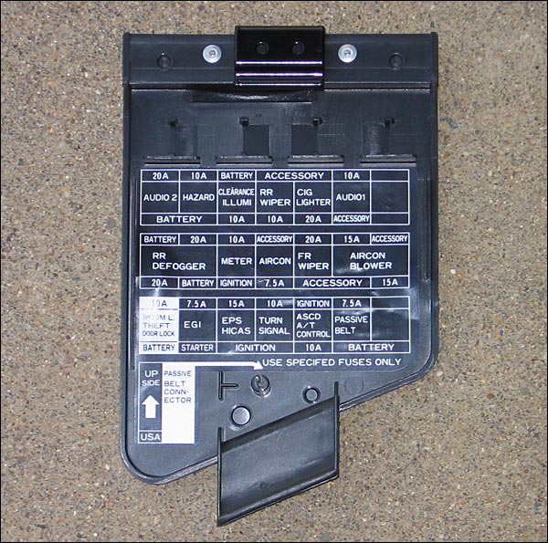 Nissan Fuse Box Diagram Driver Side - Wiring Diagram